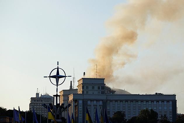 V Dnipru vzplál sklad Člověka v tísni. Údajně kvůli vojenskému materiálu Ukrajinců