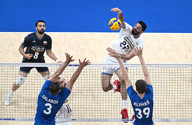 ONLINE: Česko - Írán. Druhý set rozhodl Vašina esem, ve čtvrtfinále je srovnáno