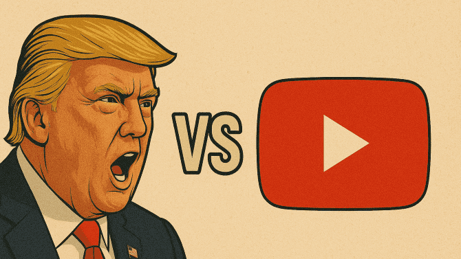YouTube vyplatil Trumpovi 22 milionů za blokování účtu. Další miliony platil Twitter, Facebook i Paramount
