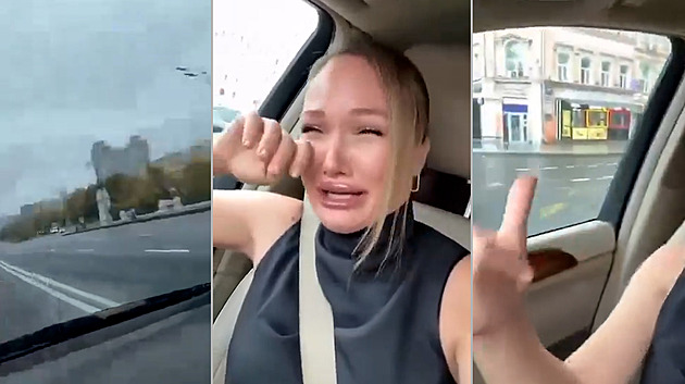 VIDEO: Bohatá kráska štkala u Kremlu nad nefunkční navigací. Dojala jen málokoho