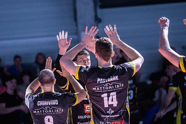 Favorité slaví semifinále. Postup si zajistili volejbalisté Karlovarska i Lvi Praha